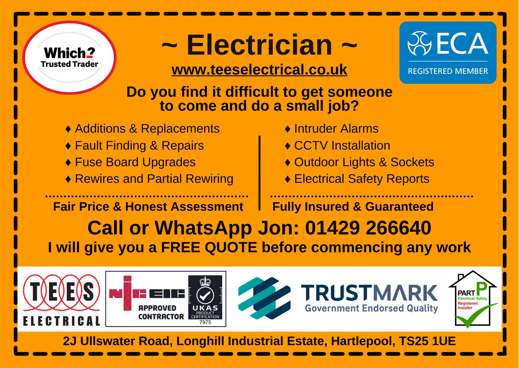 Electrician in Hartlepool